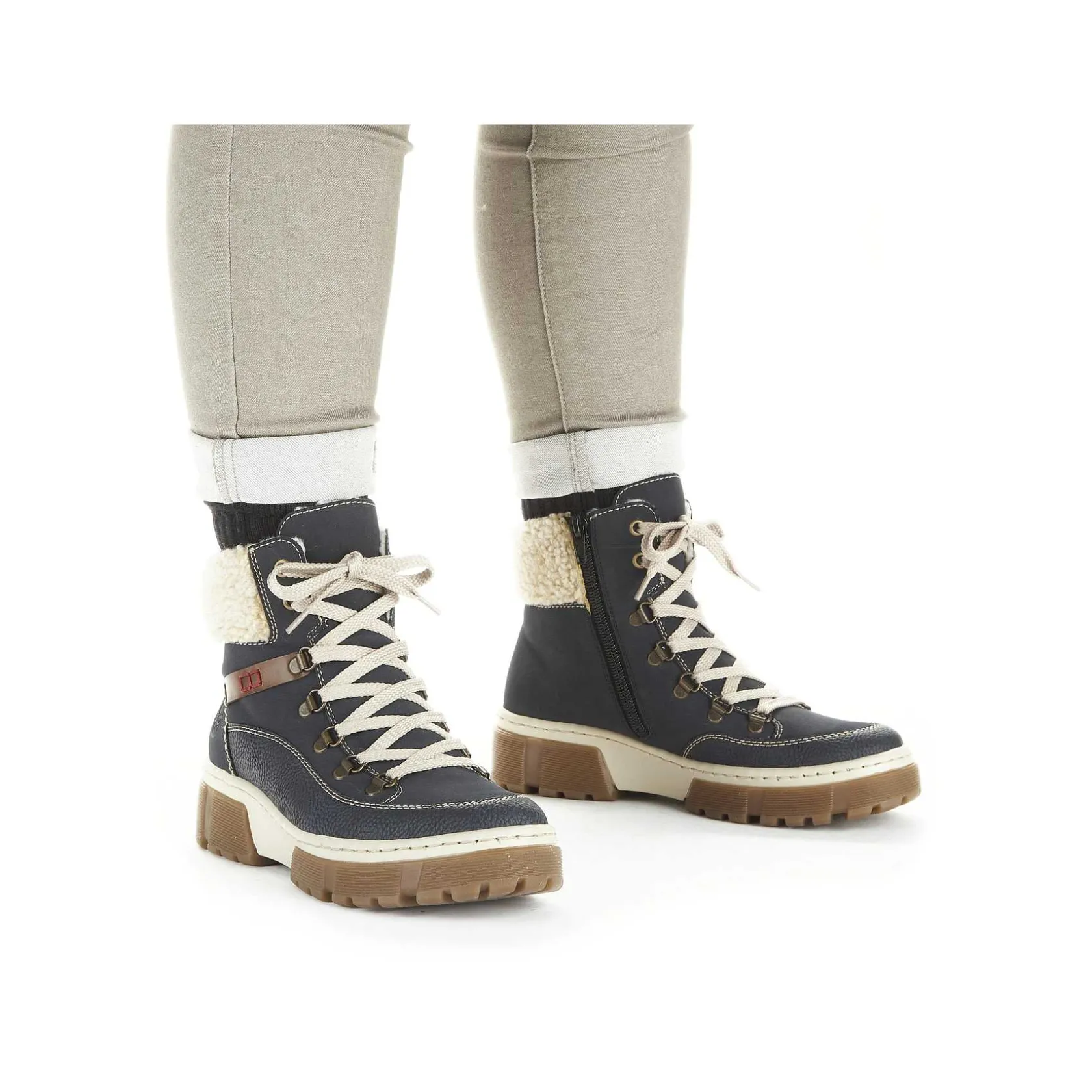 Rieker Ankle Boots & Boots-Women'S Corded Boots Sea Blue