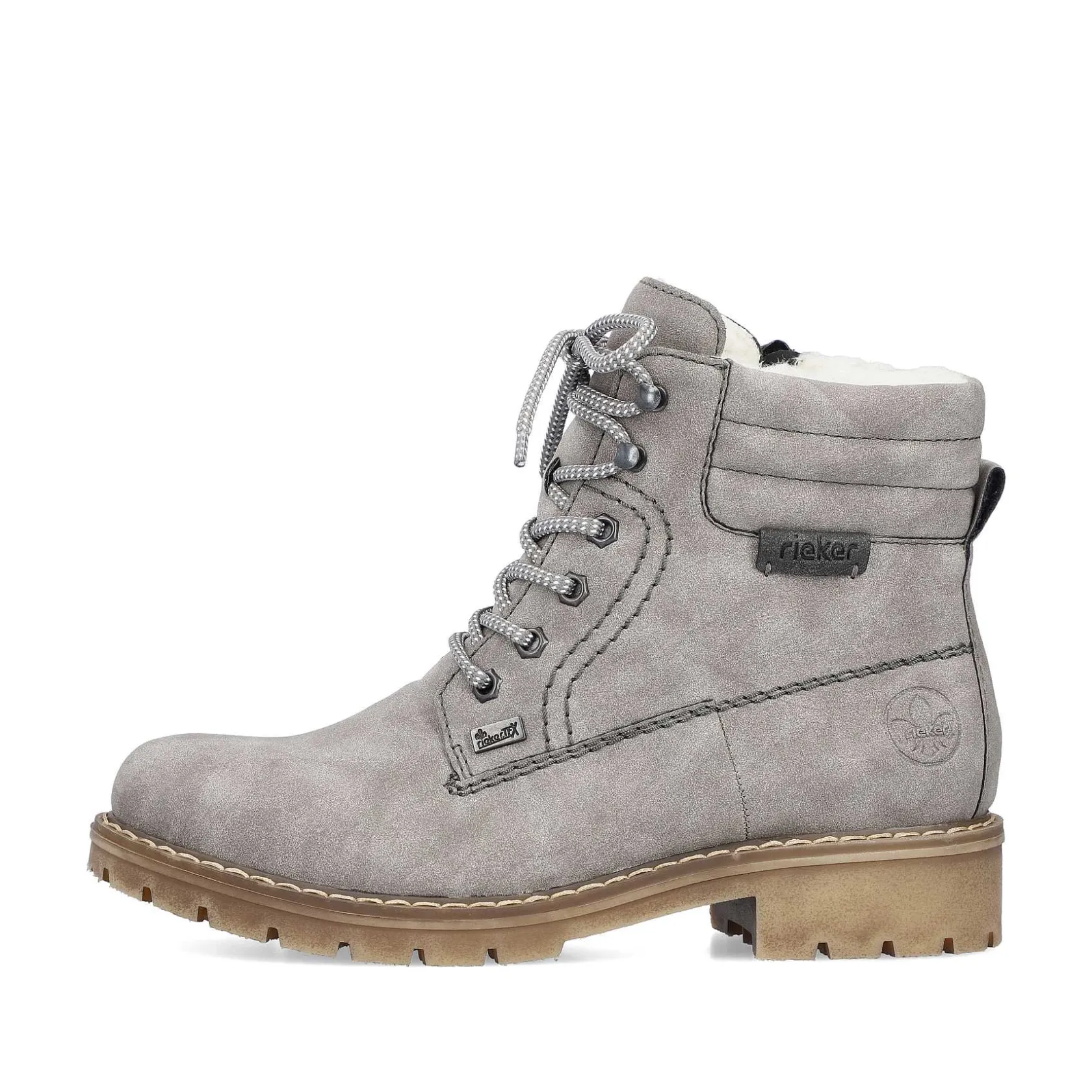 Rieker Ankle Boots & Boots-Women'S Corded Boots Silver Gray