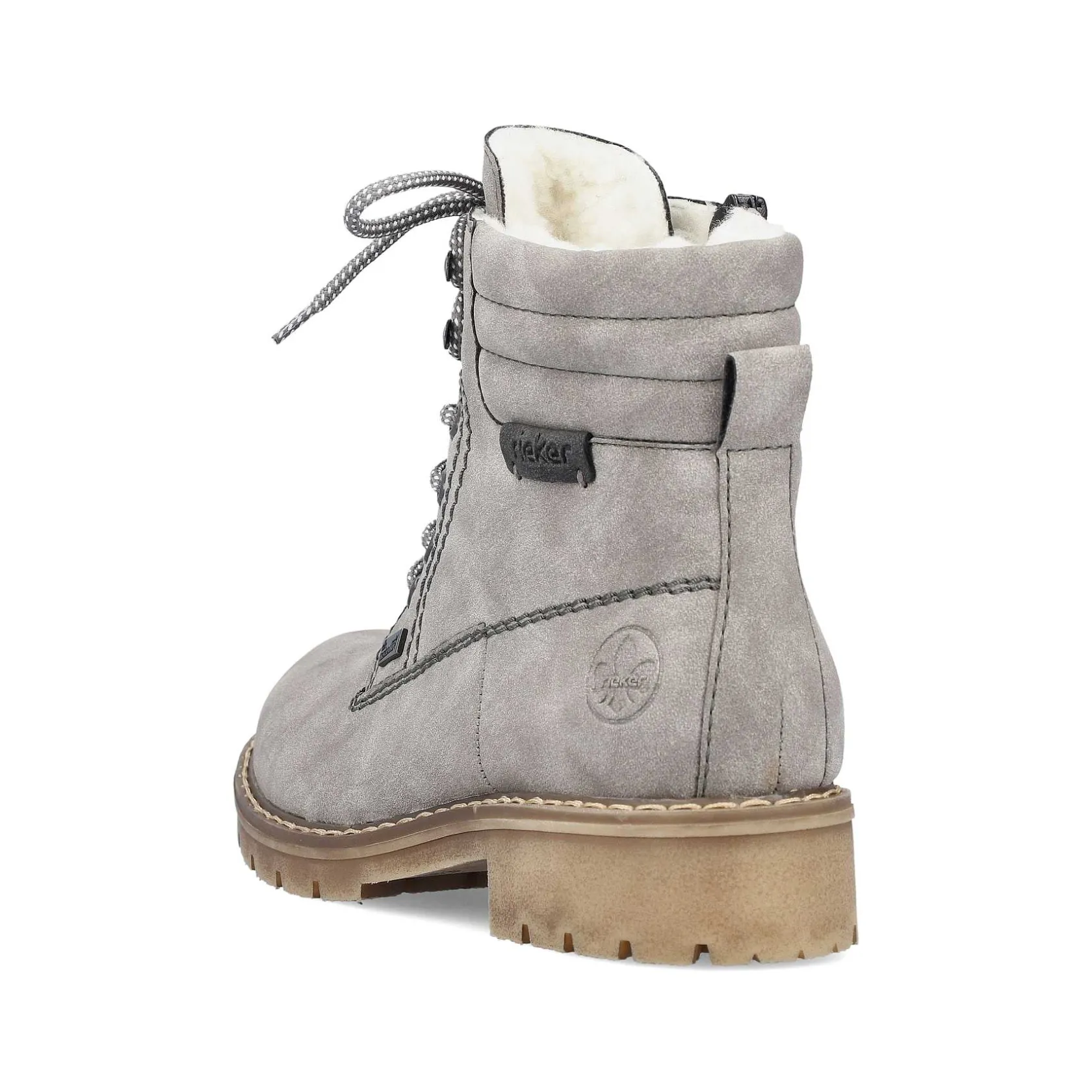 Rieker Ankle Boots & Boots-Women'S Corded Boots Silver Gray