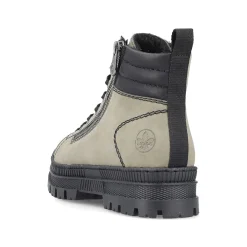 Rieker Ankle Boots & Boots-Women'S Corded Boots Grey-Green-Black