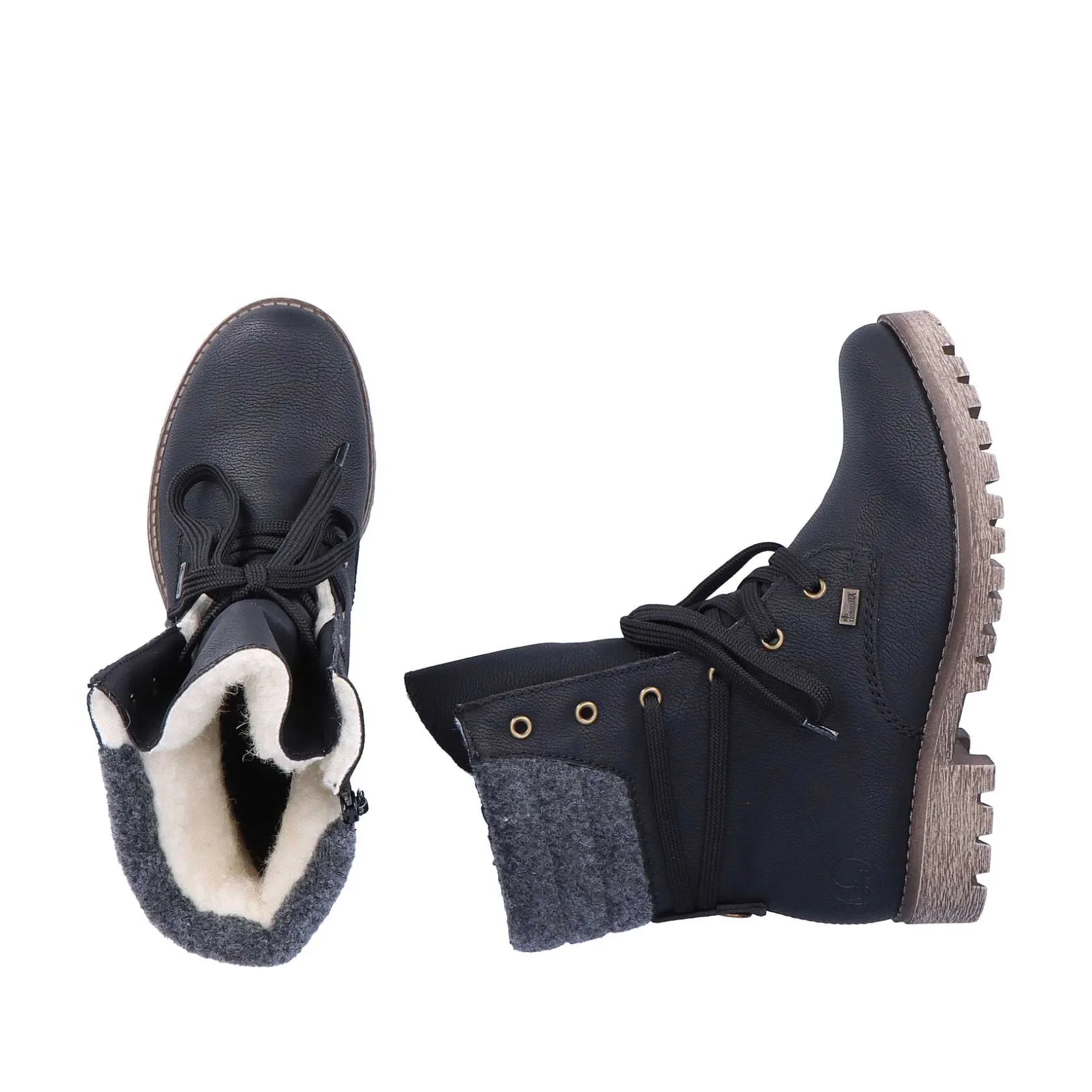 Rieker Ankle Boots & Boots-Women'S Corded Boots Night Black