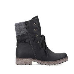 Rieker Ankle Boots & Boots-Women'S Corded Boots Night Black