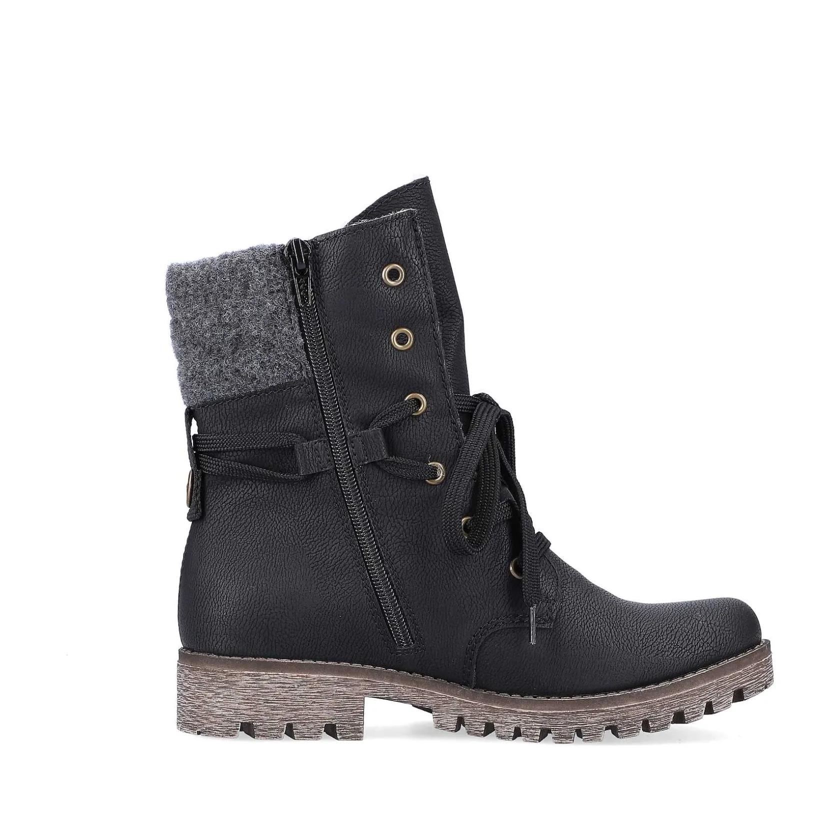 Rieker Ankle Boots & Boots-Women'S Corded Boots Night Black