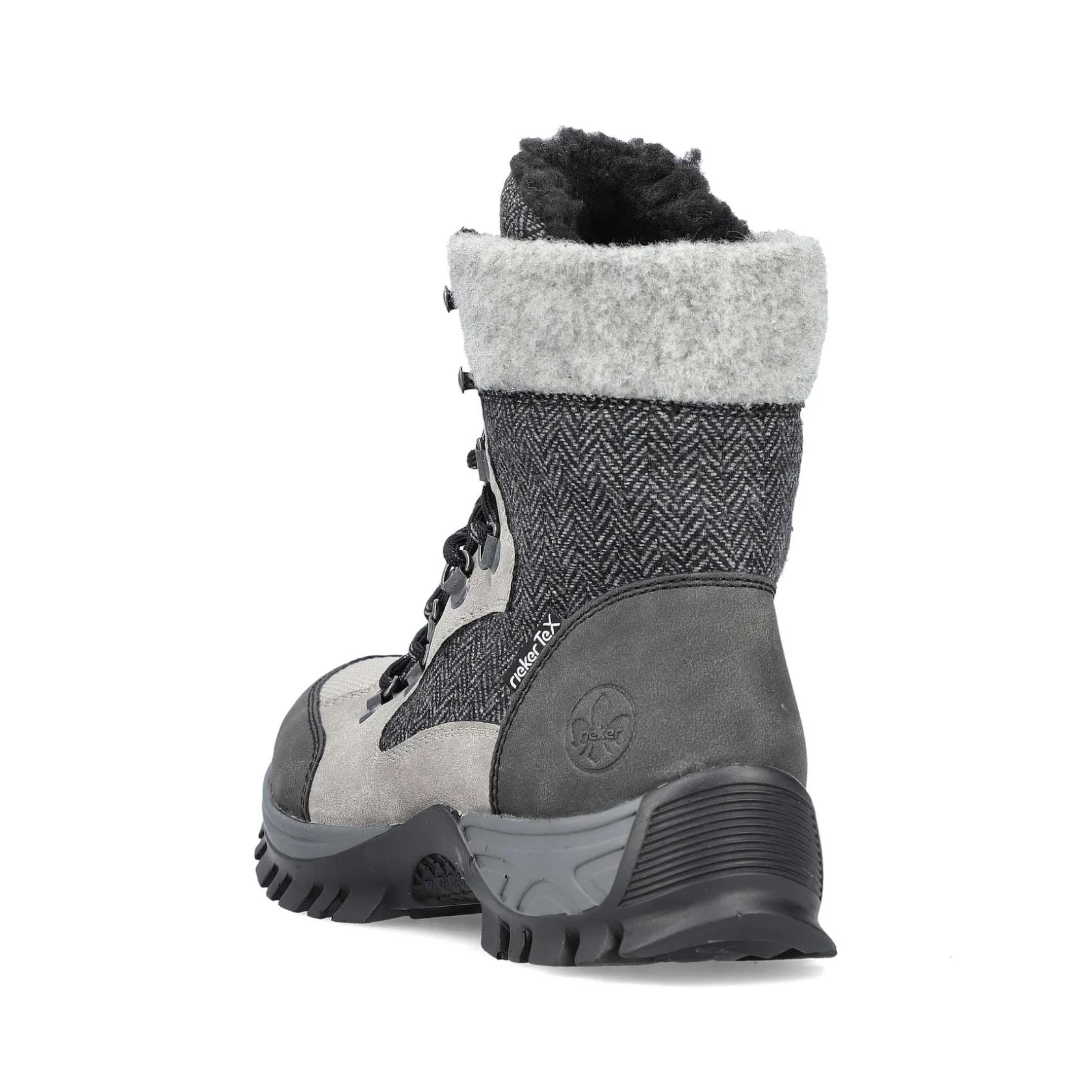 Rieker Ankle Boots & Boots-Women'S Corded Boots Silver Gray