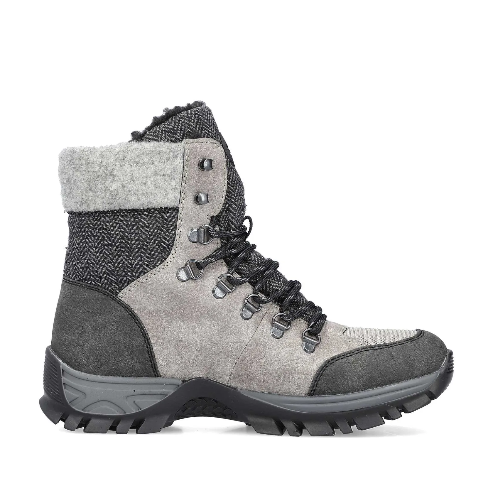 Rieker Ankle Boots & Boots-Women'S Corded Boots Silver Gray