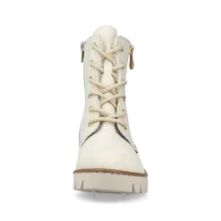 Rieker Ankle Boots & Boots-Women'S Corded Boots Cream Beige