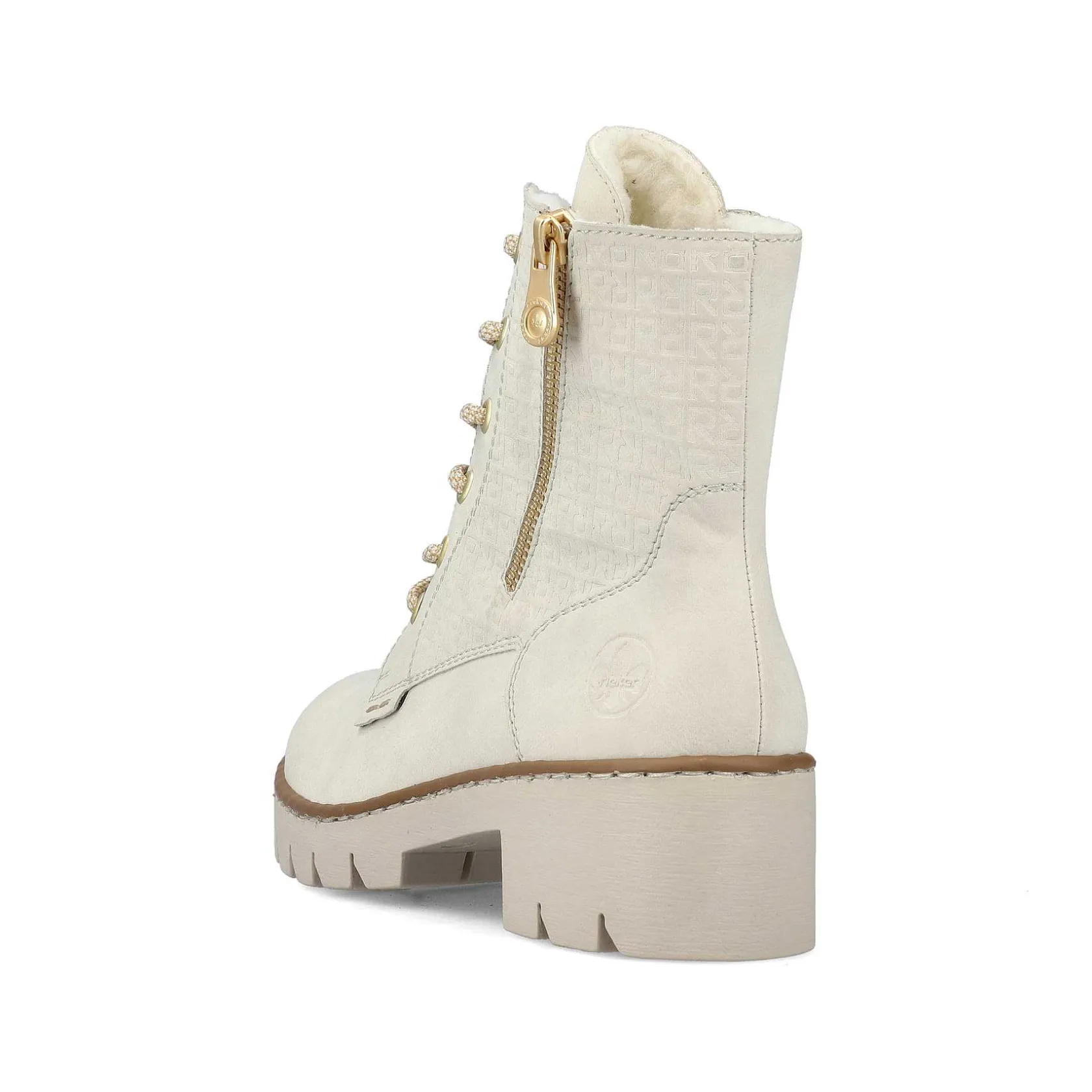 Rieker Ankle Boots & Boots-Women'S Corded Boots Cream Beige