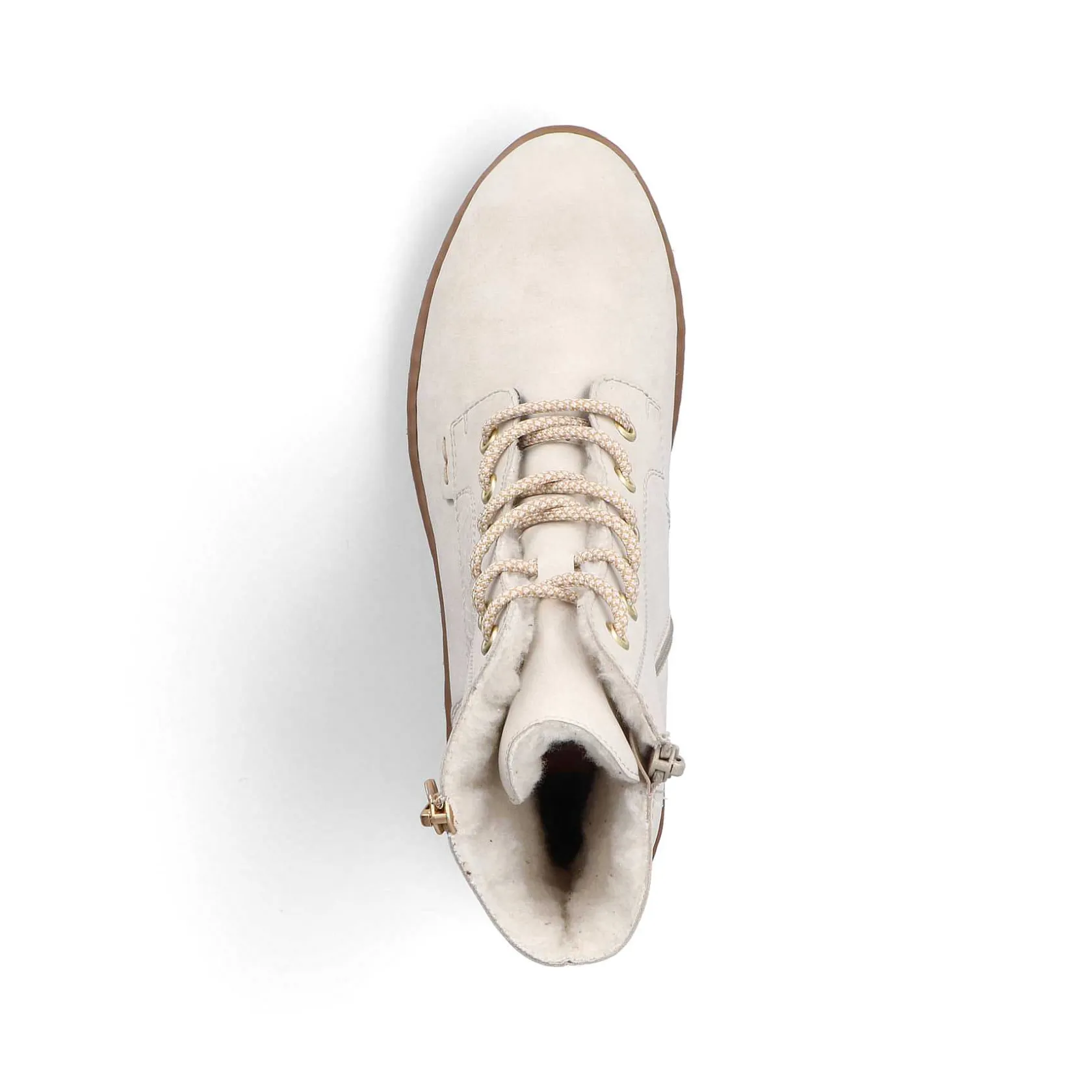 Rieker Ankle Boots & Boots-Women'S Corded Boots Cream Beige