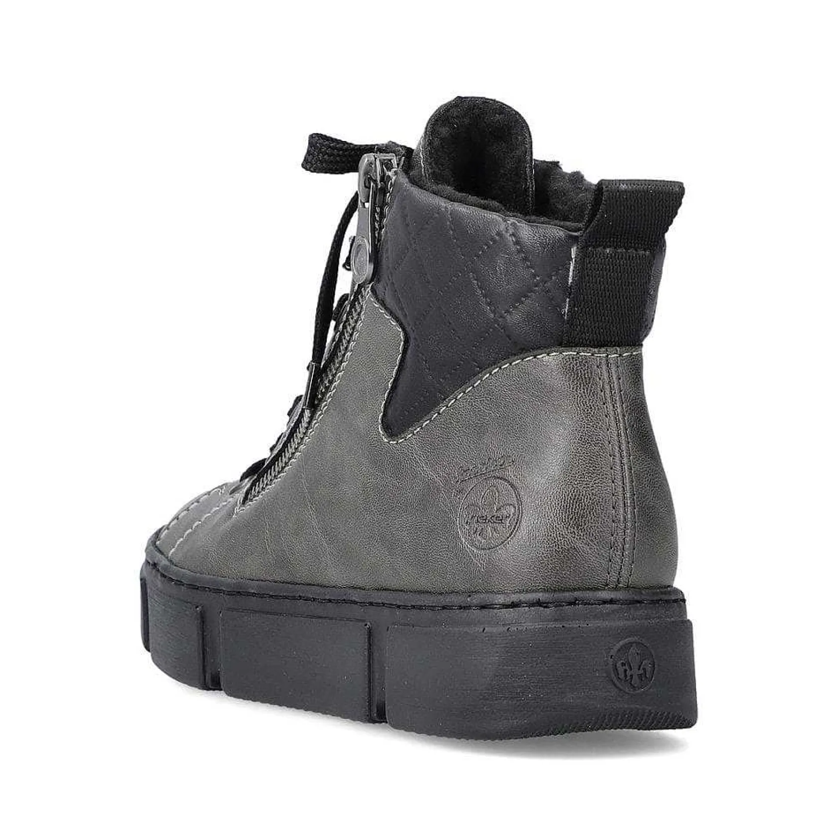 Rieker Ankle Boots & Boots-Women'S Corded Boots Anthracite