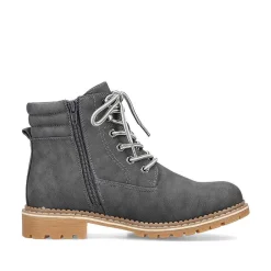 Rieker Ankle Boots & Boots-Women'S Corded Boots Granite Gray