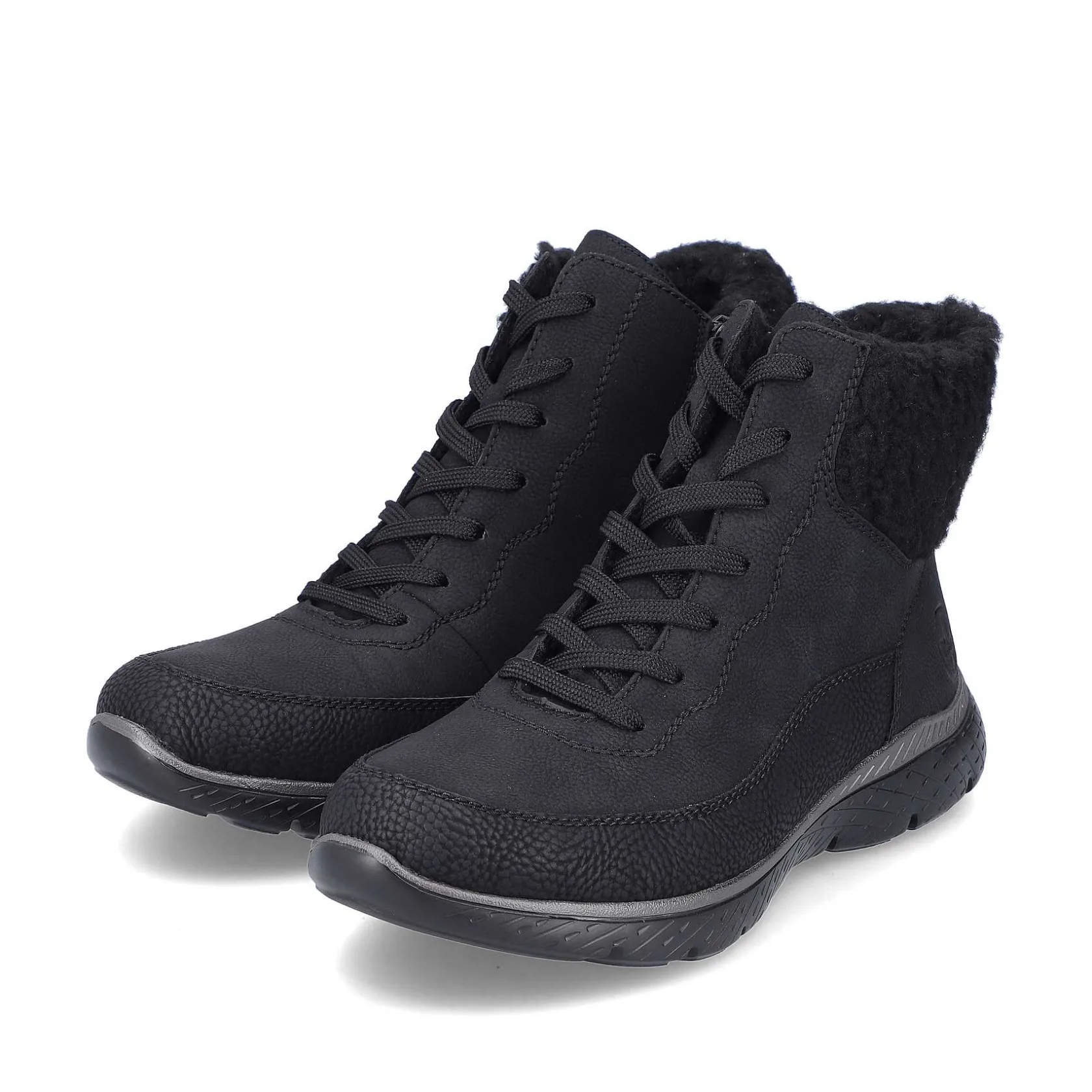 Rieker Ankle Boots & Boots-Women'S Corded Boots Deep Black