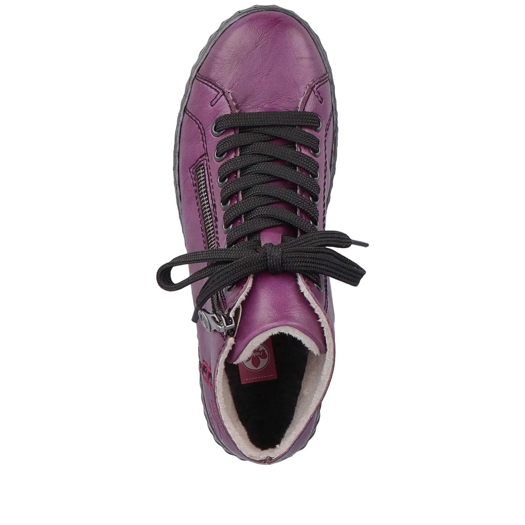 Rieker Ankle Boots & Boots-Women'S Corded Boots Aubergine-Black