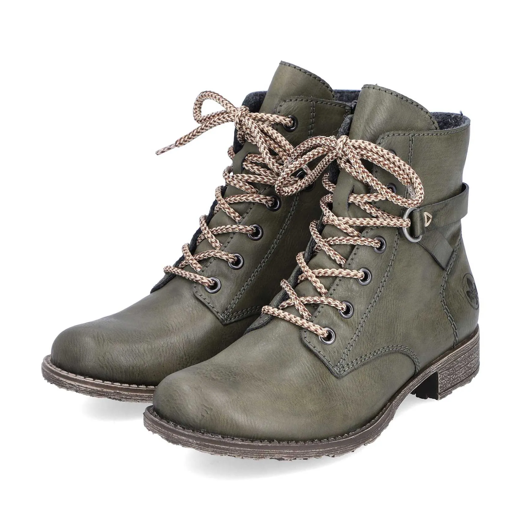 Rieker Ankle Boots & Boots-Women'S Corded Boots Olive Green