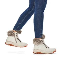 Rieker Ankle Boots & Boots-Women'S Corded Boots Frost White