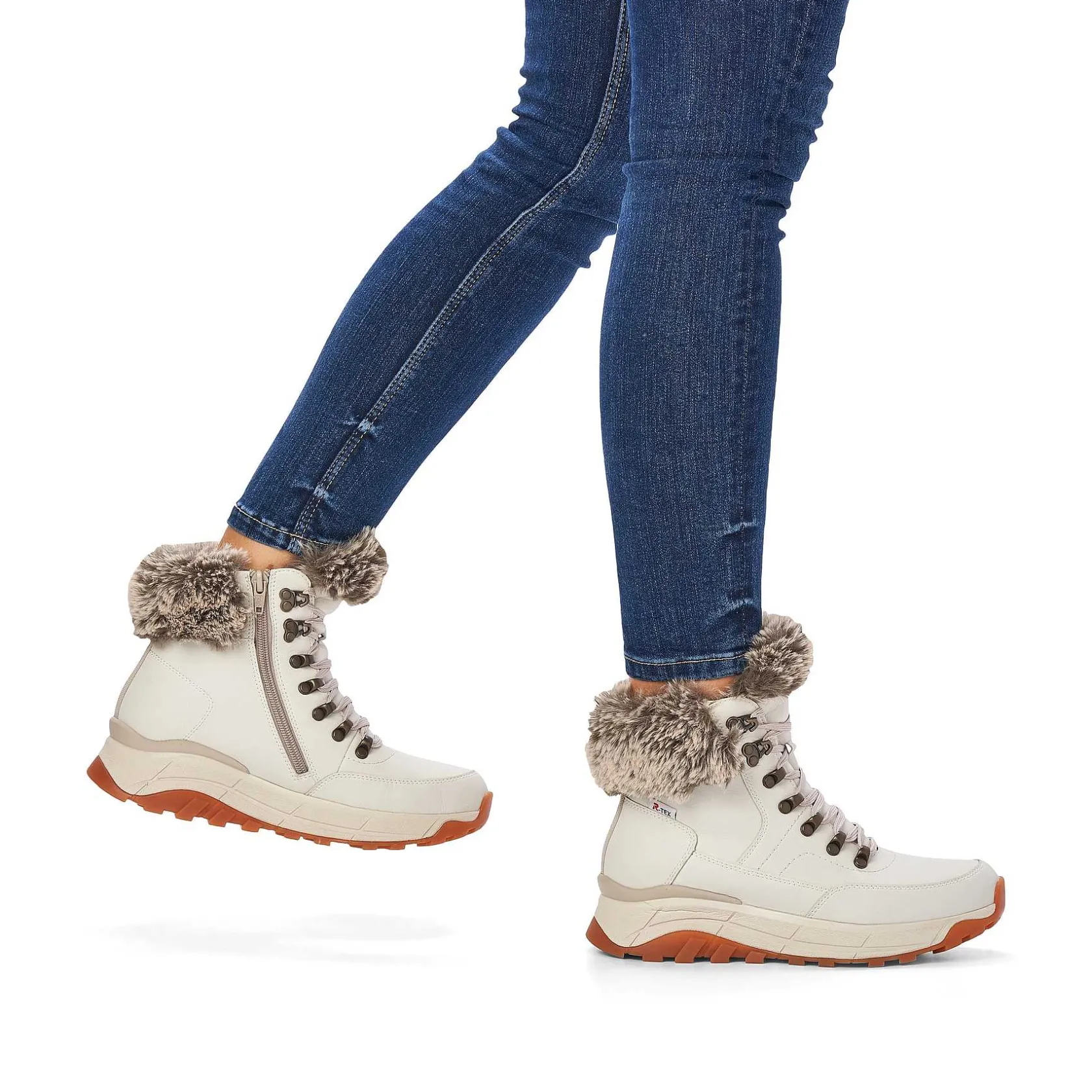 Rieker Ankle Boots & Boots-Women'S Corded Boots Frost White