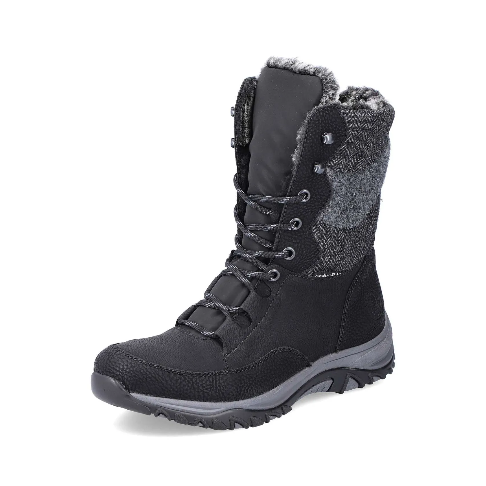 Rieker Ankle Boots & Boots-Women'S Corded Boots Deep Black