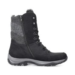 Rieker Ankle Boots & Boots-Women'S Corded Boots Deep Black