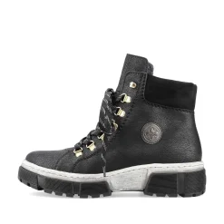 Rieker Ankle Boots & Boots-Women'S Corded Boots Deep Black