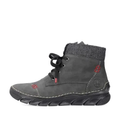 Rieker Ankle Boots & Boots-Women'S Corded Boots Anthracite