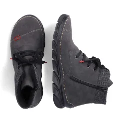 Rieker Ankle Boots & Boots-Women'S Corded Boots Anthracite