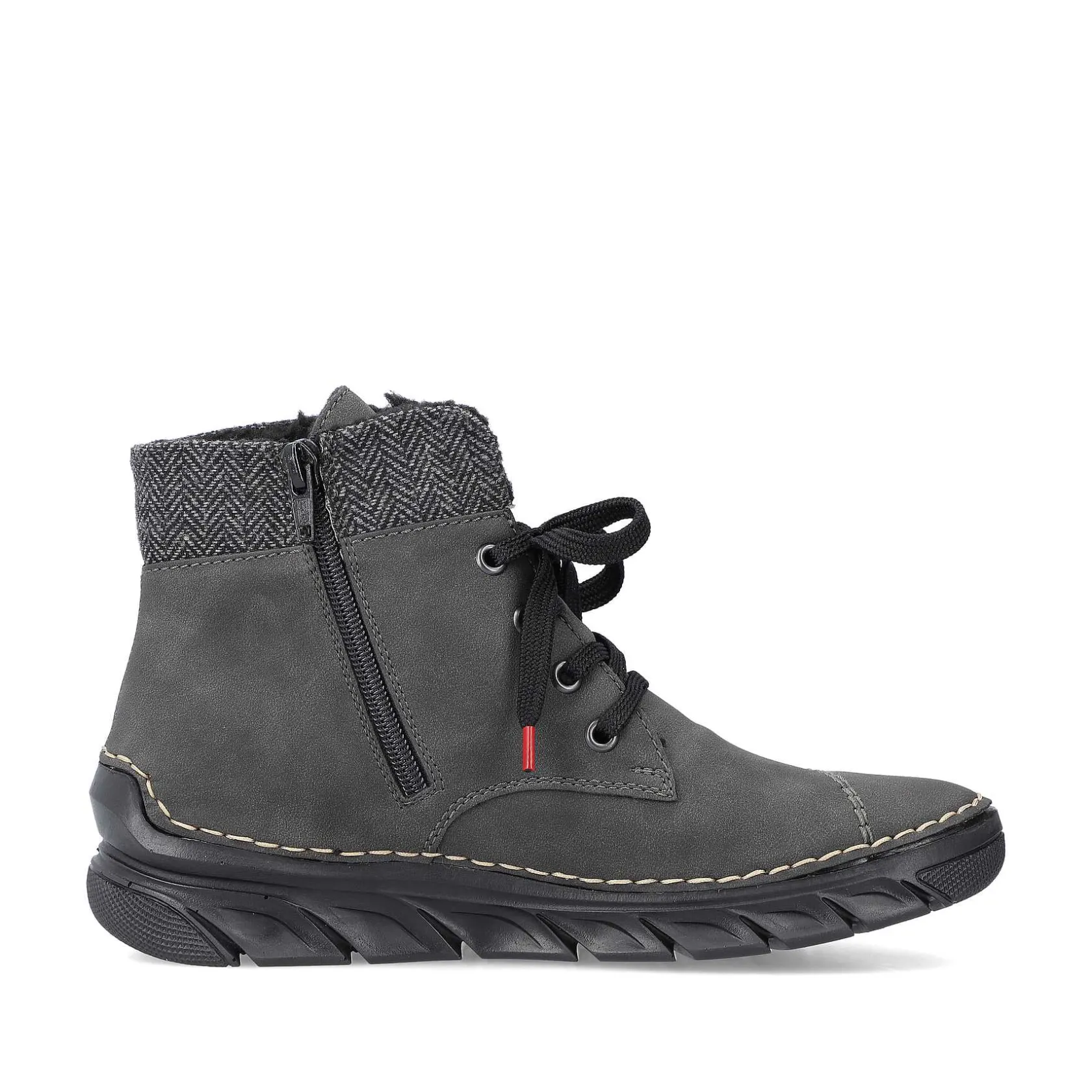 Rieker Ankle Boots & Boots-Women'S Corded Boots Anthracite