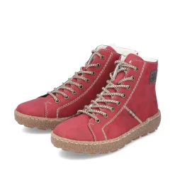 Rieker Ankle Boots & Boots-Women'S Corded Boots Strawberry Red