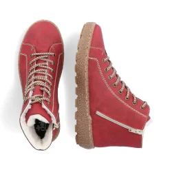 Rieker Ankle Boots & Boots-Women'S Corded Boots Strawberry Red