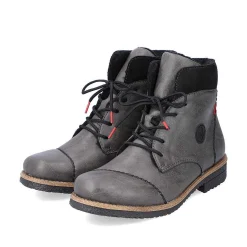 Rieker Ankle Boots & Boots-Women'S Corded Boots Platinum Gray