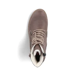 Rieker Ankle Boots & Boots-Women'S Corded Boots Chocolate Brown