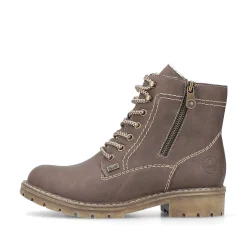 Rieker Ankle Boots & Boots-Women'S Corded Boots Chocolate Brown