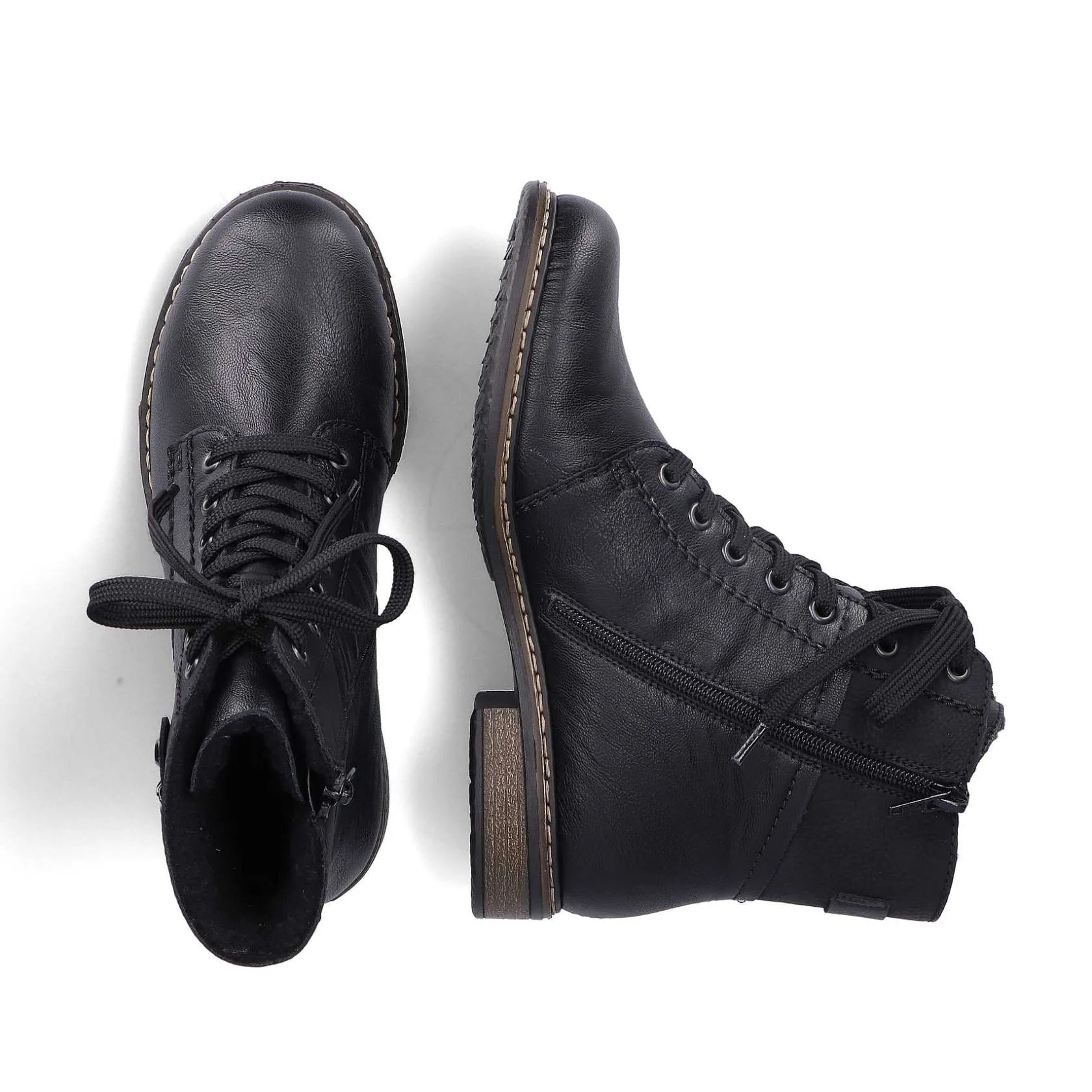 Rieker Ankle Boots & Boots-Women'S Corded Boots Deep Black
