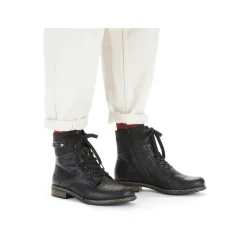 Rieker Ankle Boots & Boots-Women'S Corded Boots Deep Black
