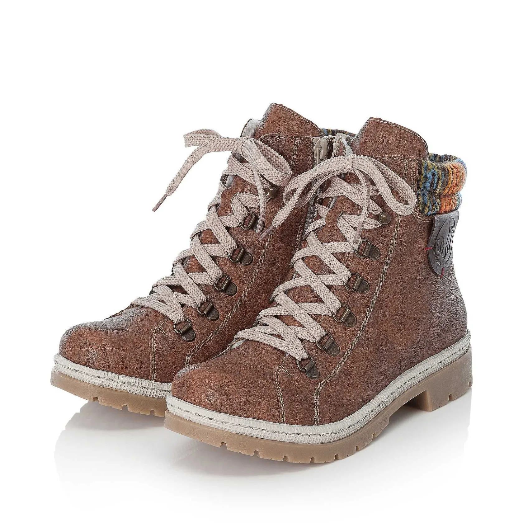 Rieker Ankle Boots & Boots-Women'S Corded Boots, Nut Brown