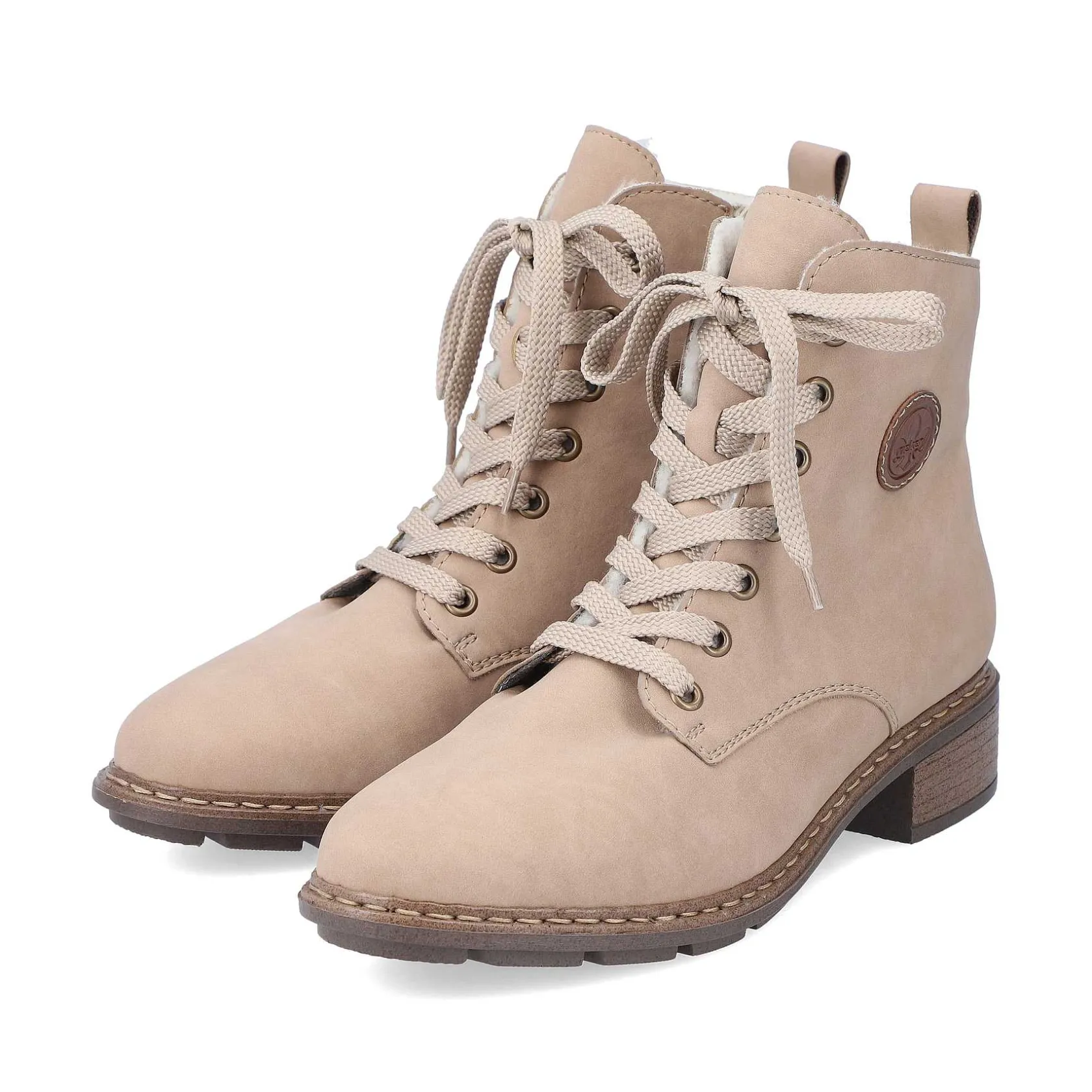 Rieker Ankle Boots & Boots-Women'S Corded Boots Sand Beige