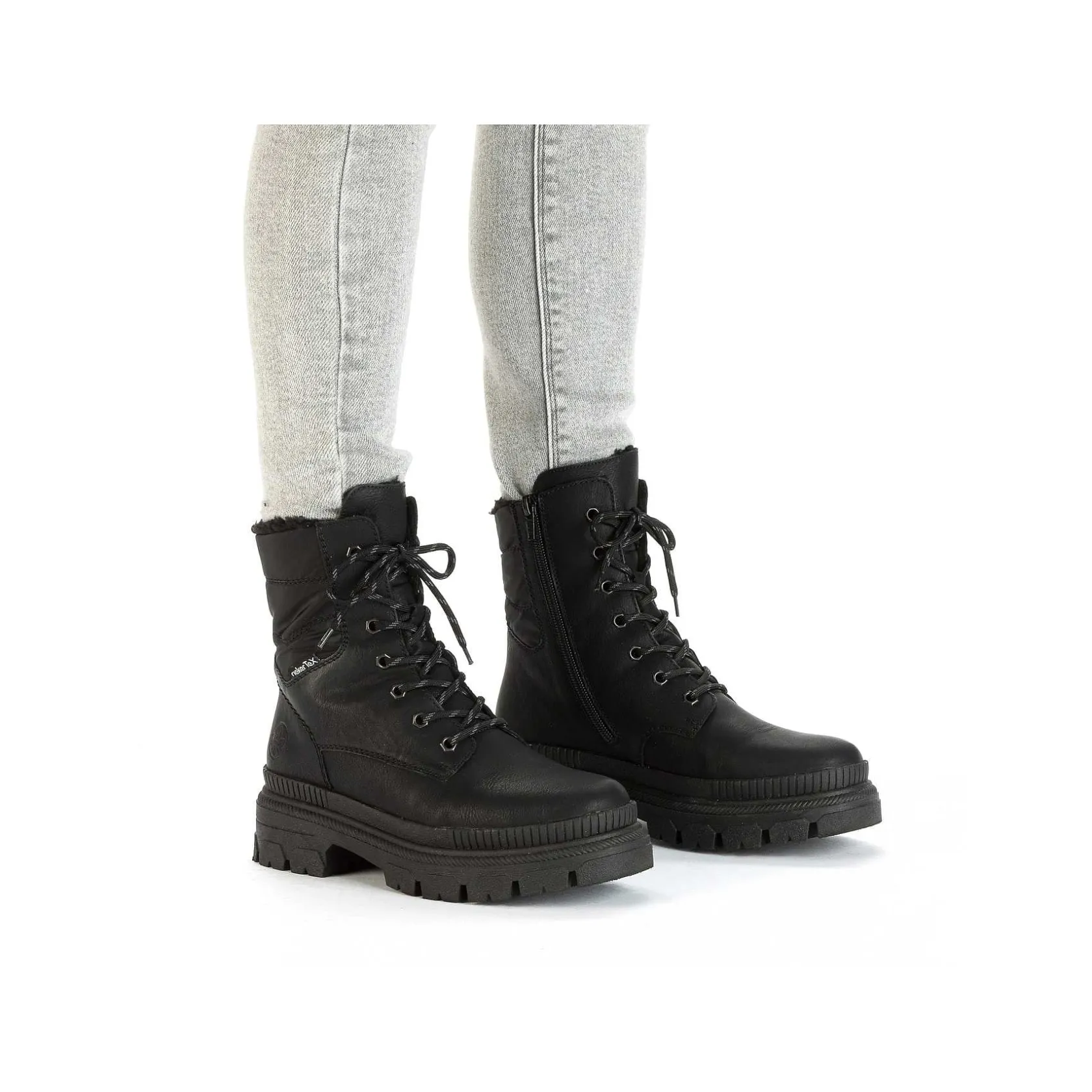 Rieker Ankle Boots & Boots-Women'S Corded Boots Night Black