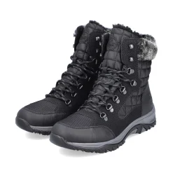 Rieker Ankle Boots & Boots-Women'S Corded Boots Deep Black