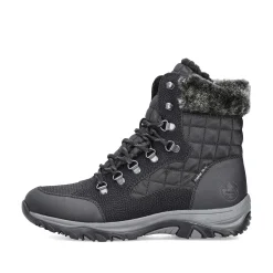 Rieker Ankle Boots & Boots-Women'S Corded Boots Deep Black