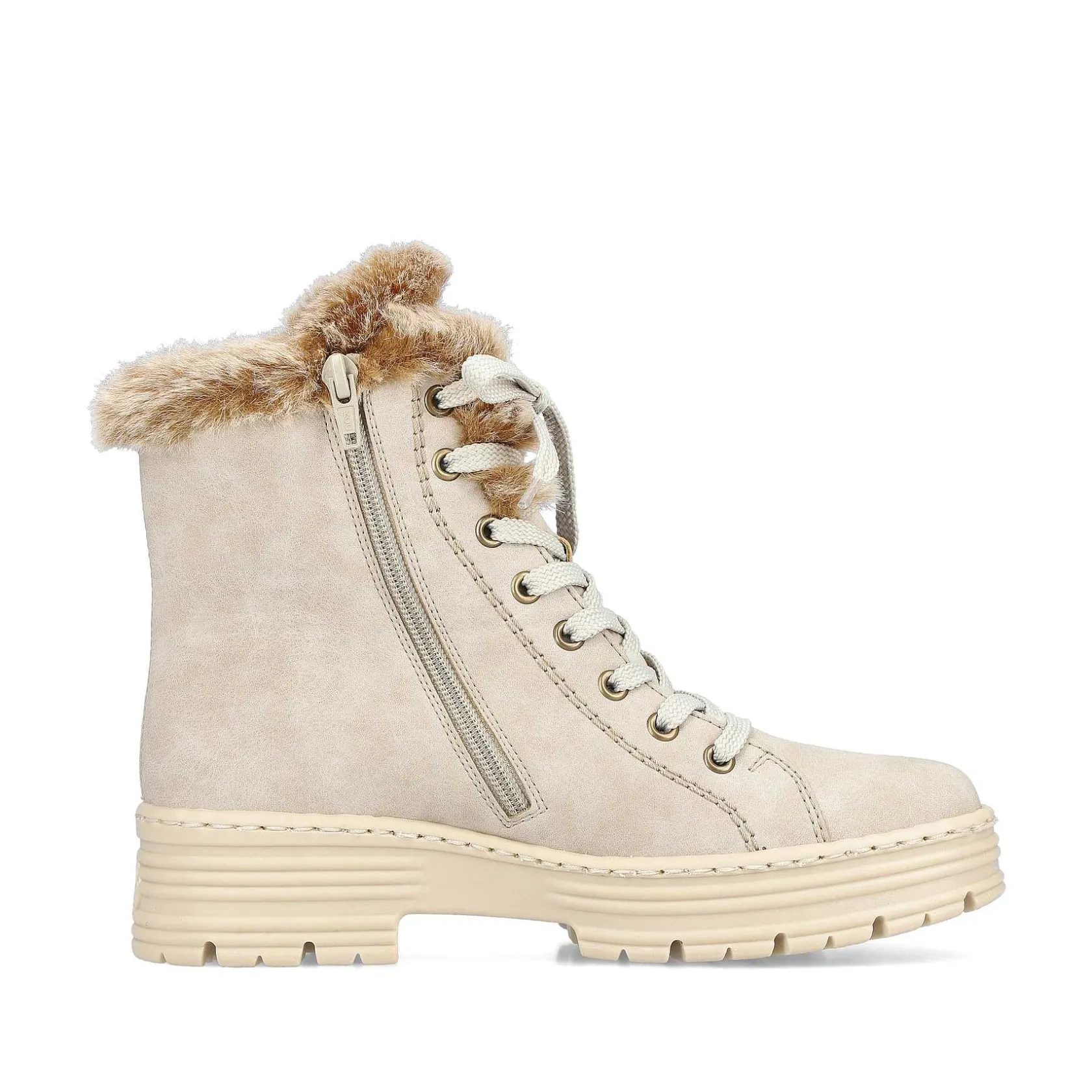 Rieker Ankle Boots & Boots-Women'S Corded Boots Light Beige