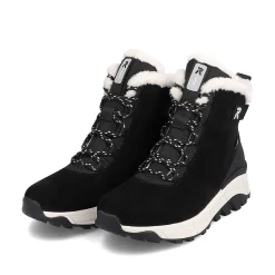Rieker Ankle Boots & Boots-Women'S Corded Boots Deep Black Pearl