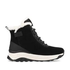 Rieker Ankle Boots & Boots-Women'S Corded Boots Deep Black Pearl