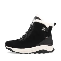 Rieker Ankle Boots & Boots-Women'S Corded Boots Deep Black Pearl