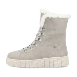 Rieker Ankle Boots & Boots-Women'S Corded Boots Platinum Grey