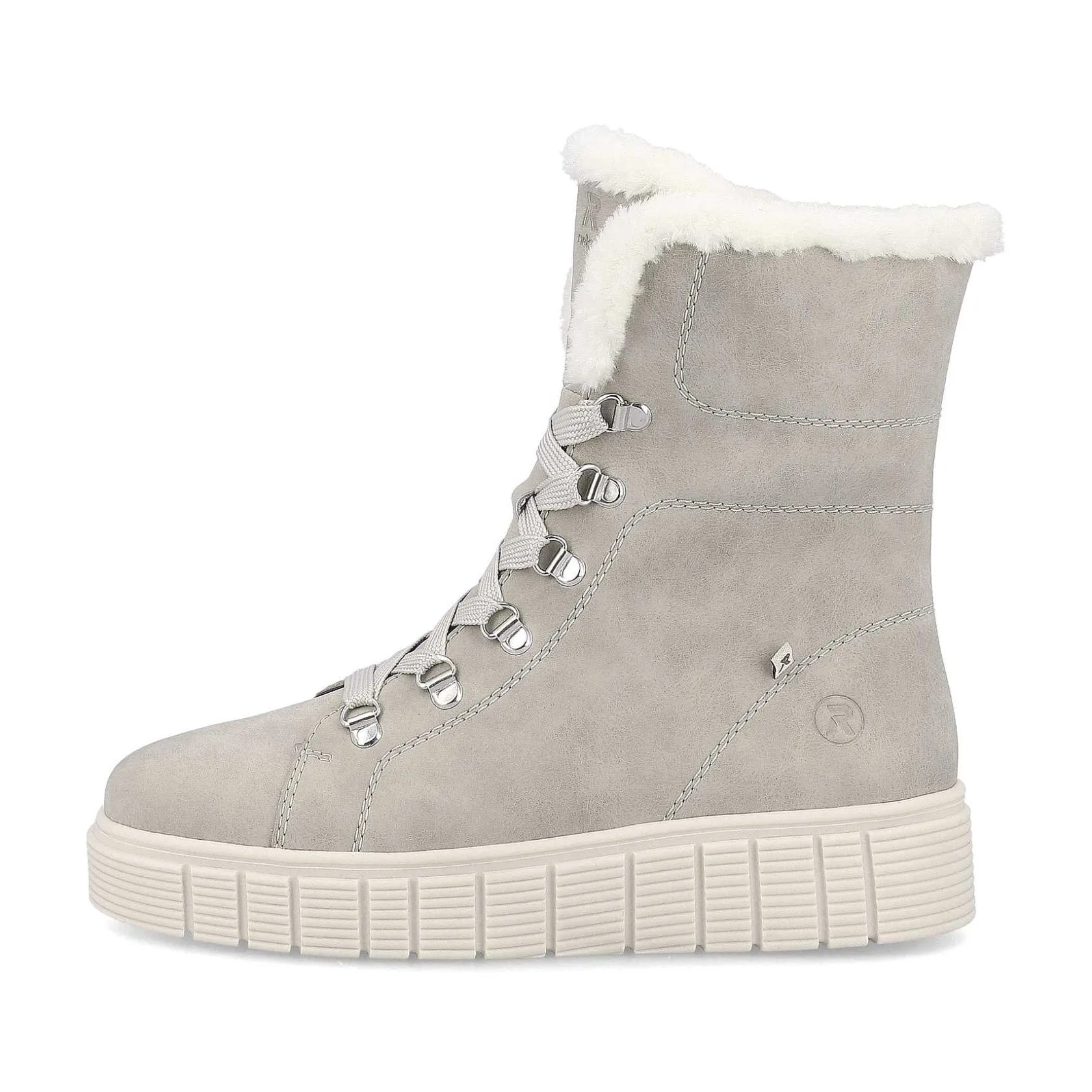 Rieker Ankle Boots & Boots-Women'S Corded Boots Platinum Grey