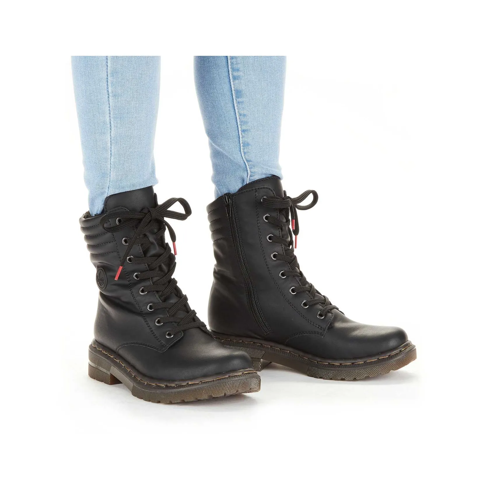 Rieker Ankle Boots & Boots-Women'S Corded Boots Deep Black
