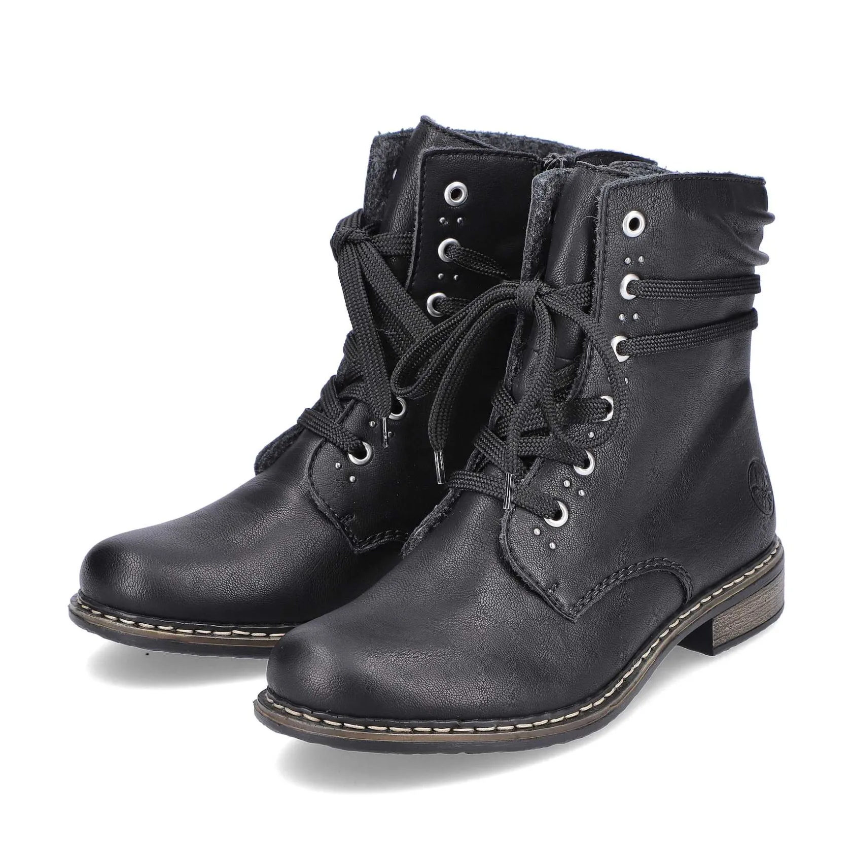 Rieker Ankle Boots & Boots-Women'S Corded Boots Asphalt Black