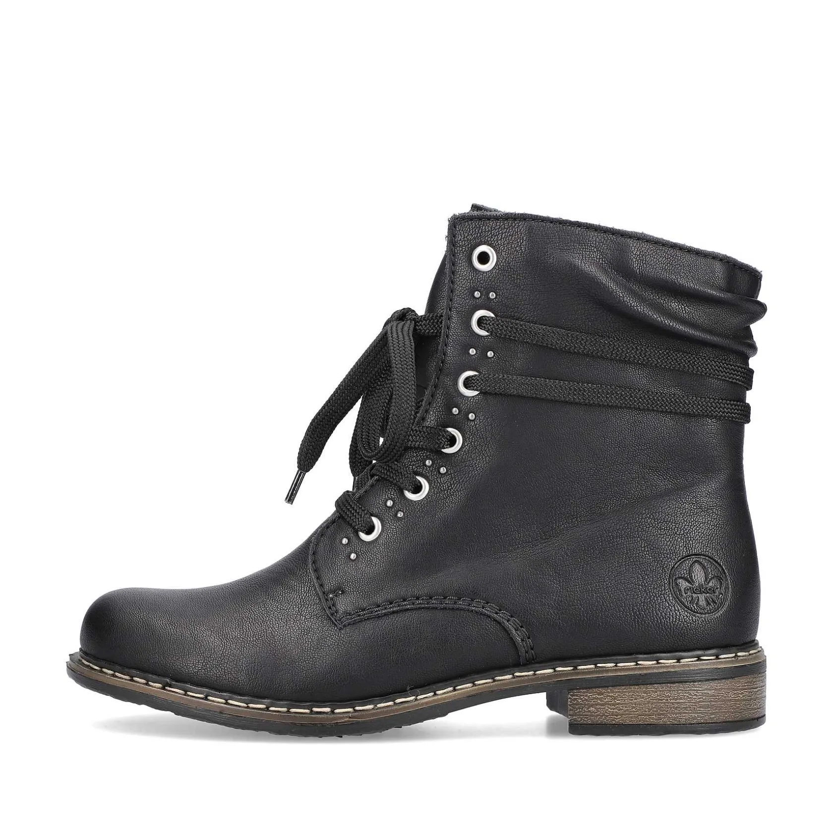 Rieker Ankle Boots & Boots-Women'S Corded Boots Asphalt Black