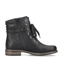 Rieker Ankle Boots & Boots-Women'S Corded Boots Asphalt Black