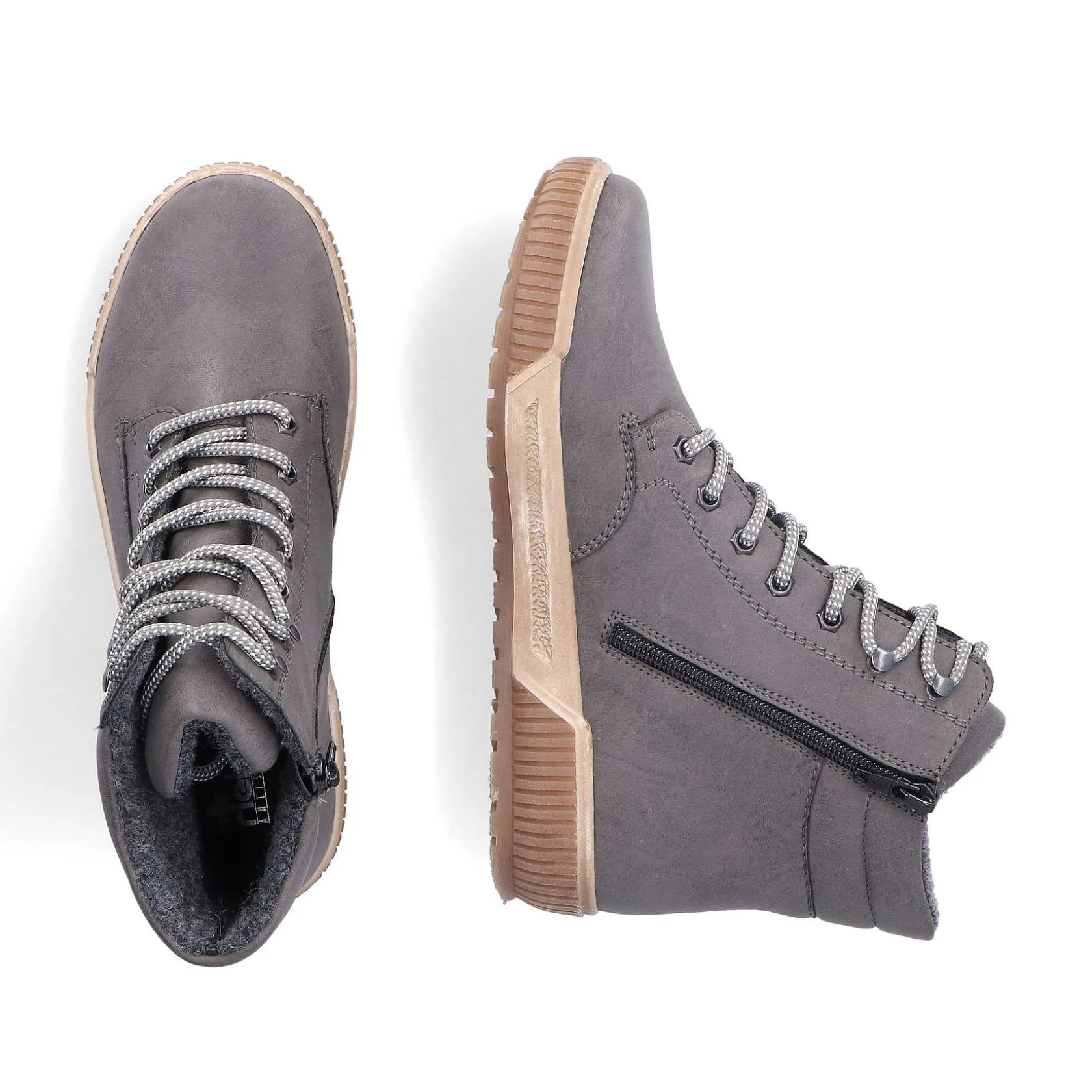 Rieker Ankle Boots & Boots-Women'S Corded Boots Moon Grey