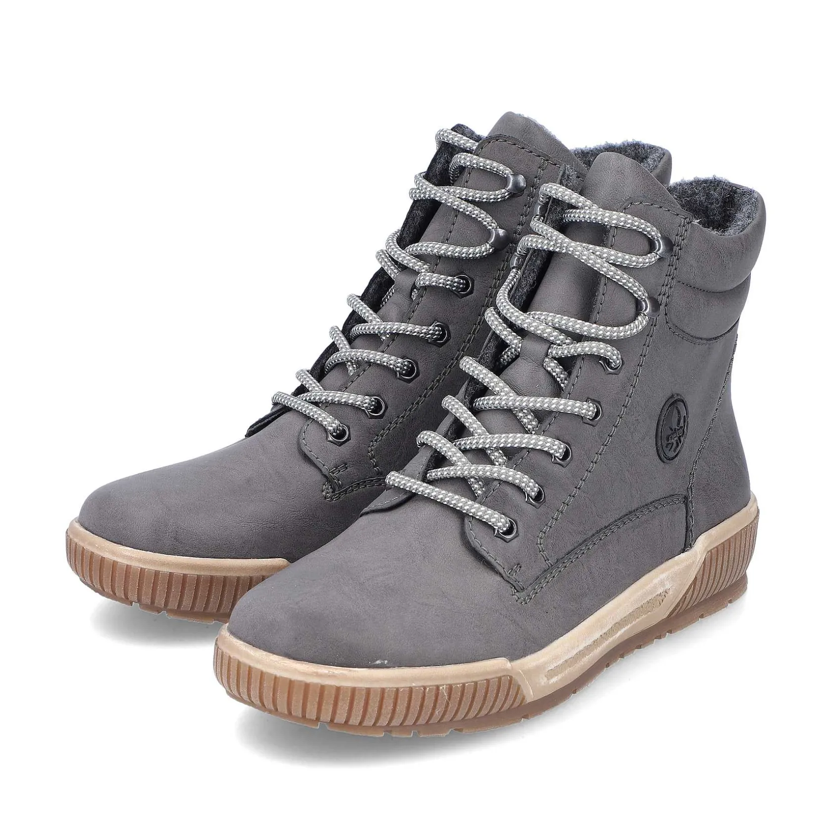 Rieker Ankle Boots & Boots-Women'S Corded Boots Moon Grey
