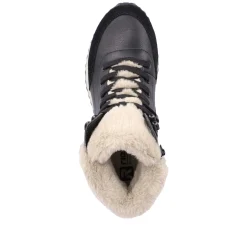 Rieker Ankle Boots & Boots-Women'S Corded Boots Midnight-Black Stone-Grey